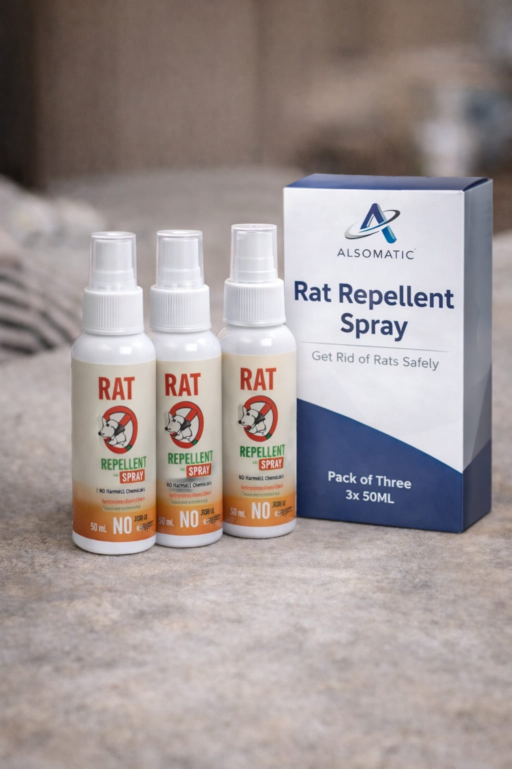 Rat Repellent Spreay 50ML (Pack of 3)