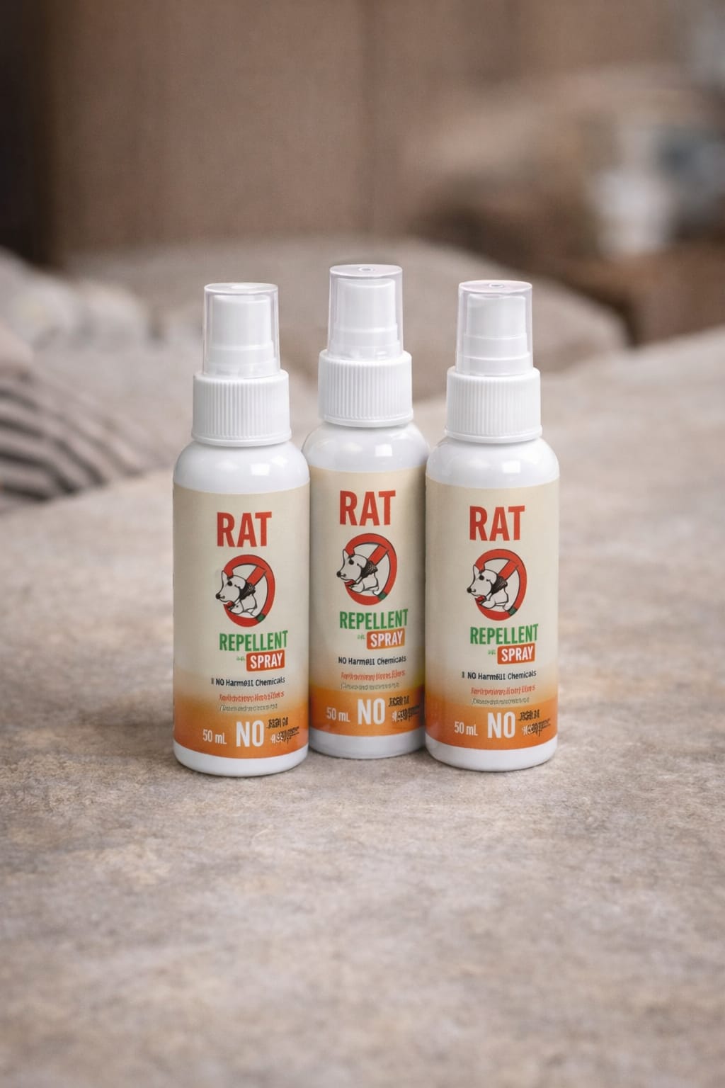 Rat Repellent Spreay 50ML (Pack of 3)